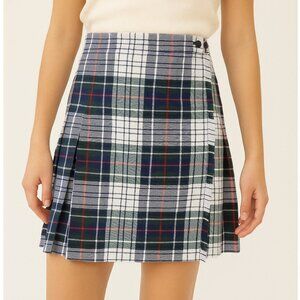 Halpern’s Vintage Stewart Tartan Plaid Kilt Skirt Y2K Schoolgirl Mini